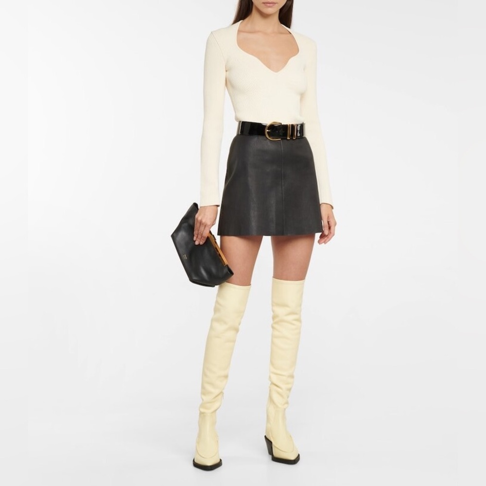 Khaite “The Kirah Rib Sweater” - Ivory | Women’s Size Medium - Picture 5 of 14